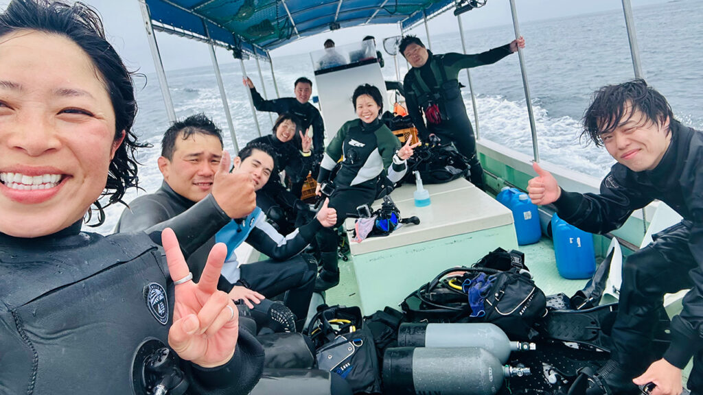 2日目終了ボート